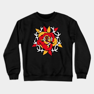 Rose tribal Crewneck Sweatshirt